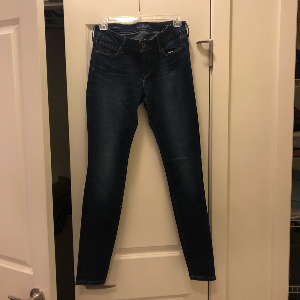 Lucky Brand dark skinny jeans